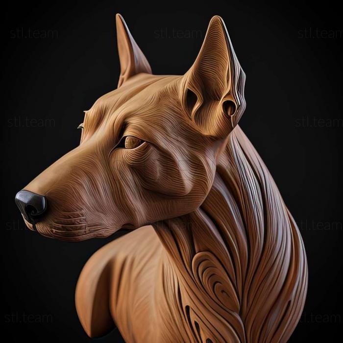 3D модель Собака тайський риджбек (STL)